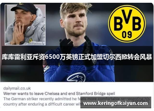 库库雷利亚斥资6500万英镑正式加盟切尔西掀转会风暴 库库雷利亚斥资6500万英镑正式加盟切尔西掀转会风暴